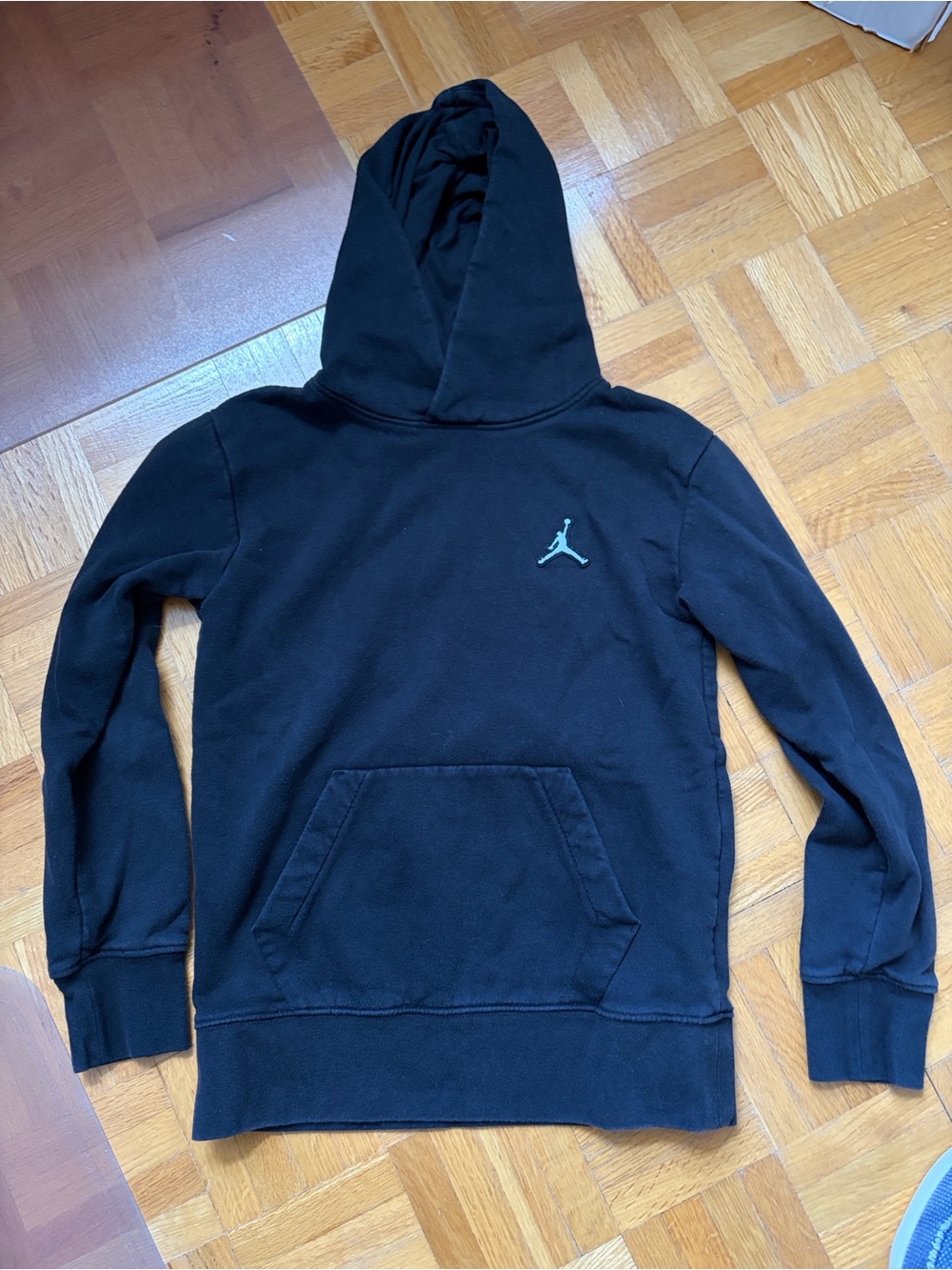 Jordan Black Crewneck Hoodie with Jumpman Logo